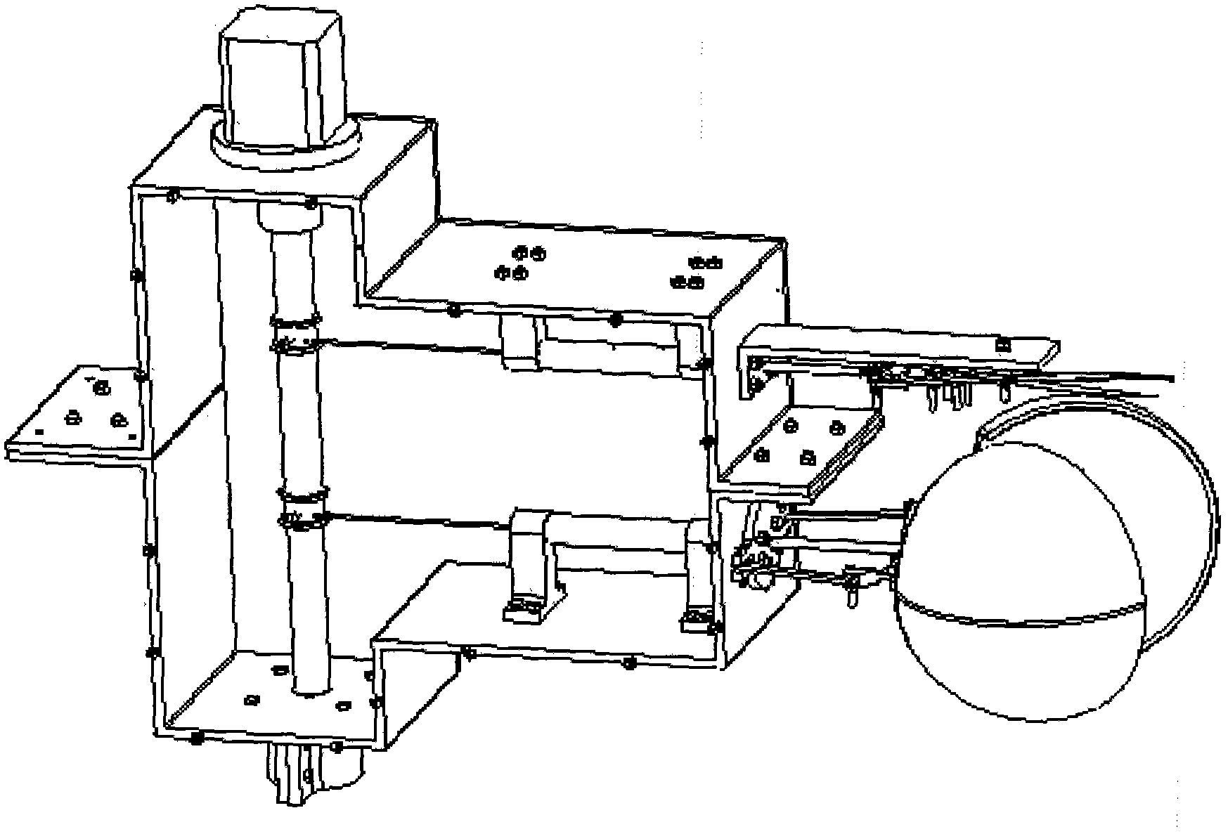 Spherical fruit and vegetable picking end effector