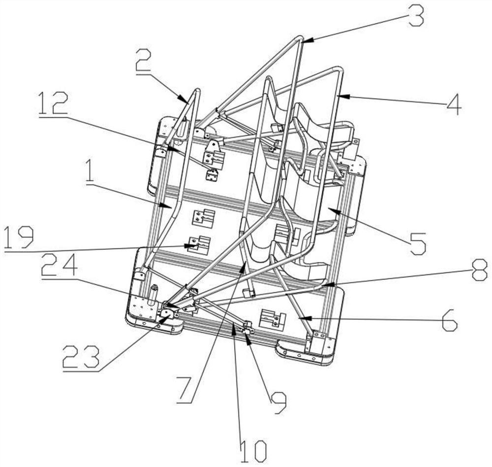 General assembly tray for improving loading efficiency of whole vehicle seat and method thereof