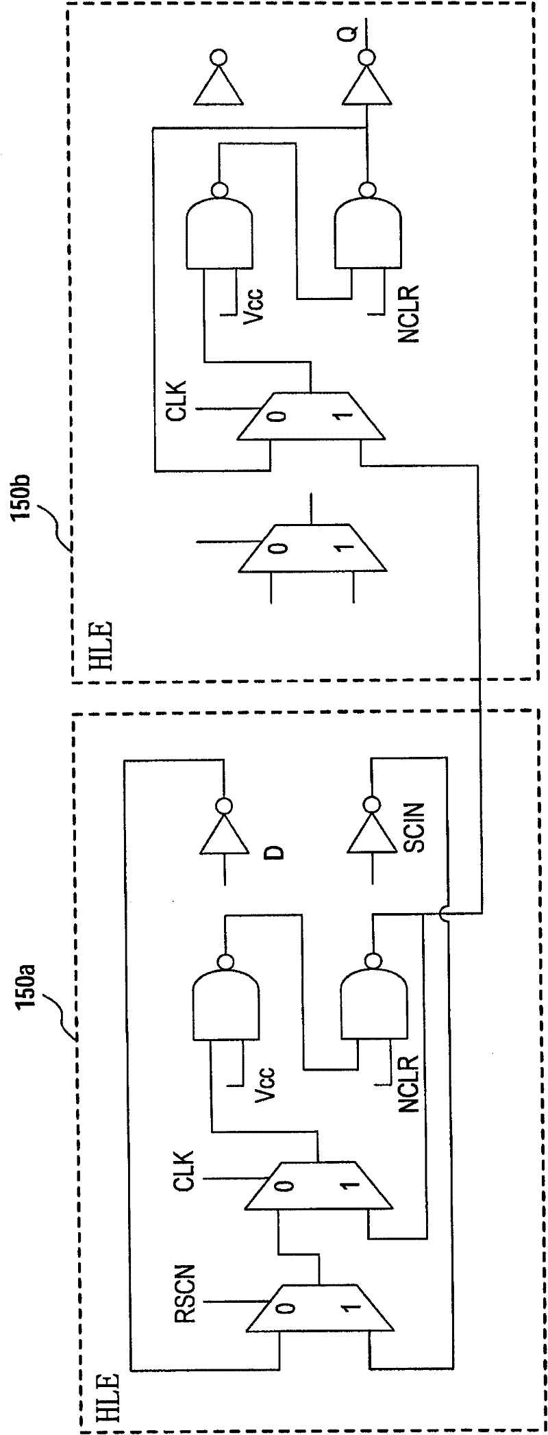 Embedded digital ip strip chip