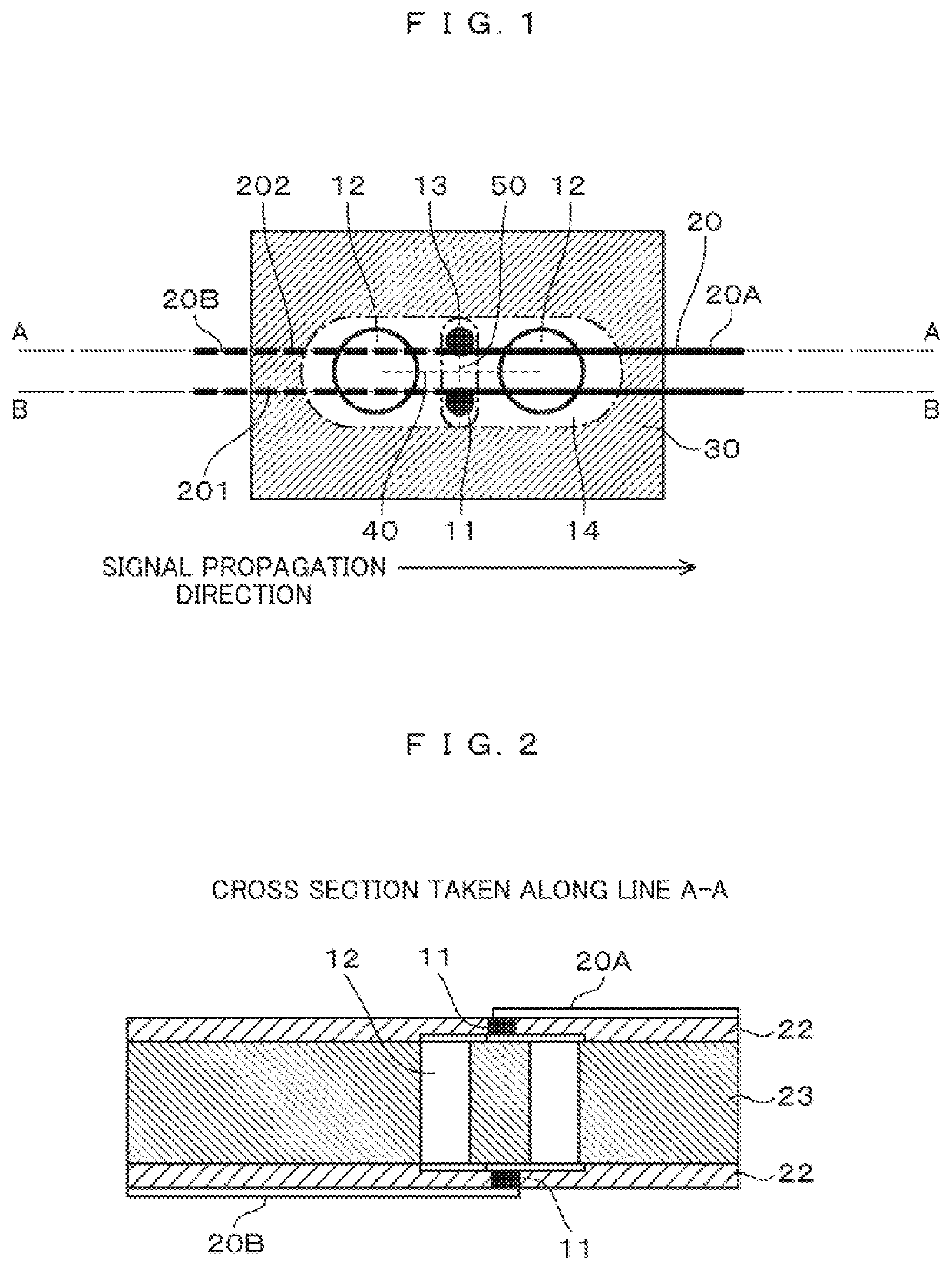 Multilayer wiring board and differential transmission module