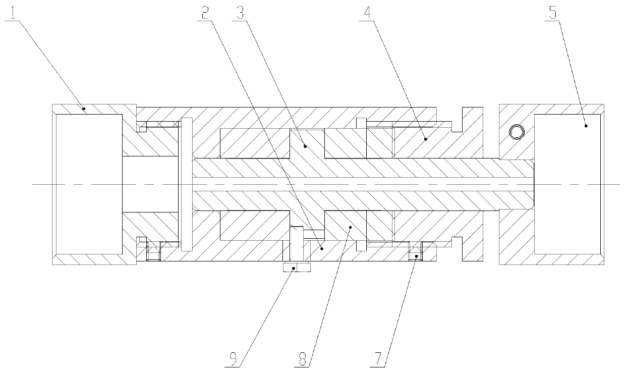 Anti-vibration self-resetting satellite antenna supporting rod structure