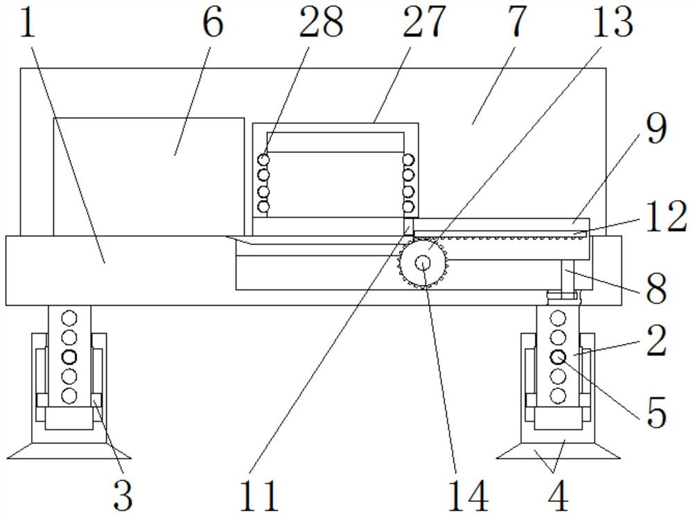 Feeding device capable of preventing tubular parts from sliding off and used for electromechanical equipment machining