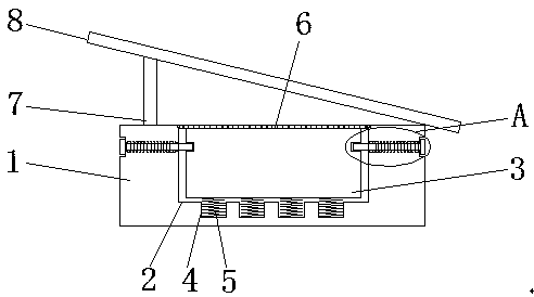 A splicing solar refrigeration device