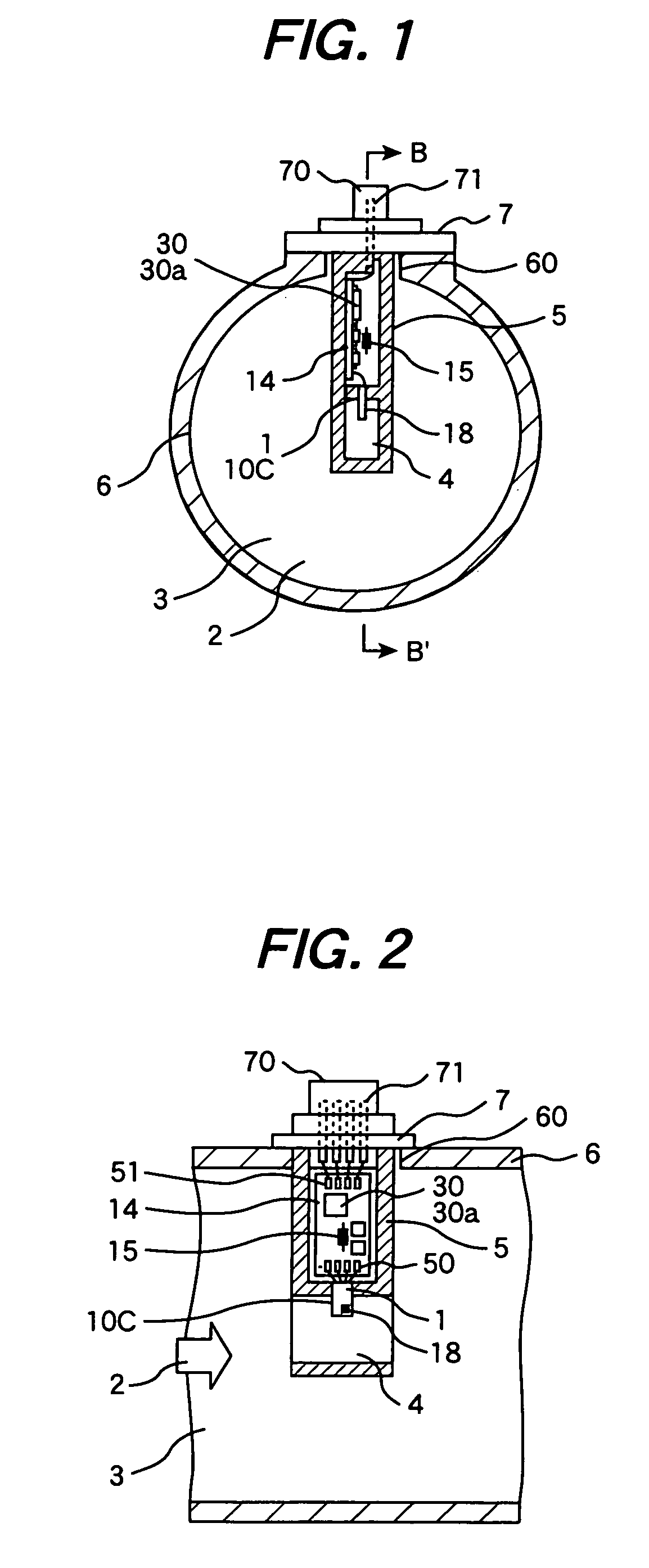 Thermal airflow meter