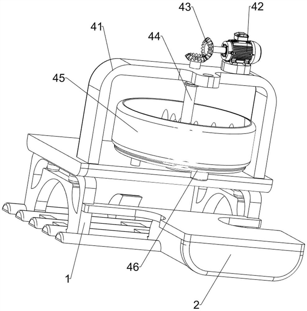 A kind of plastic particle extrusion molding device for production