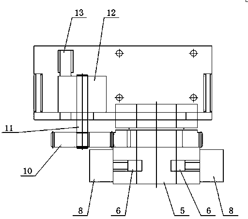 High-precision copper pipe milled surface automatic overturning device based on motor drive