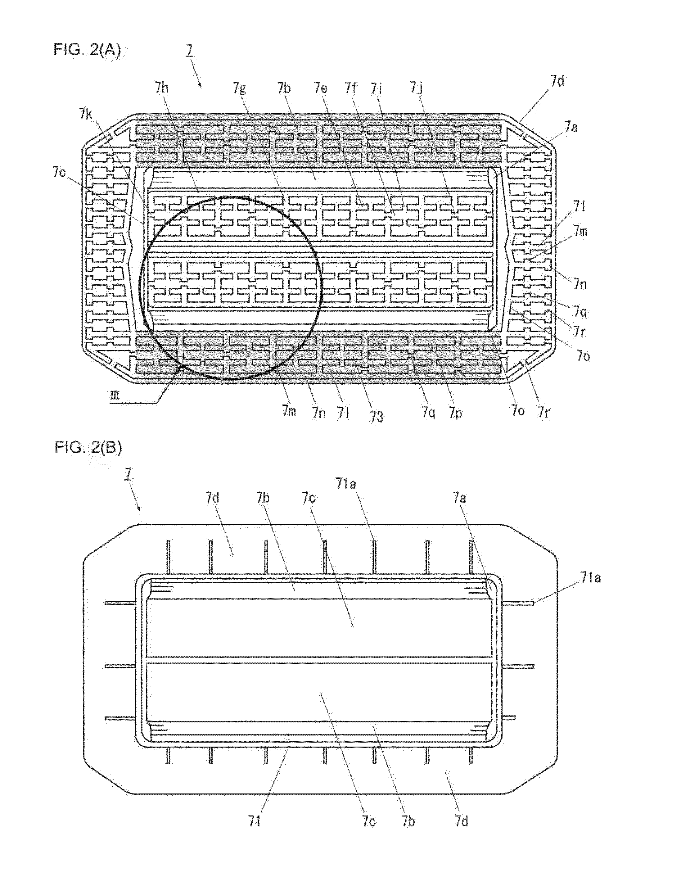 Vehicle interior panel, and airbag device