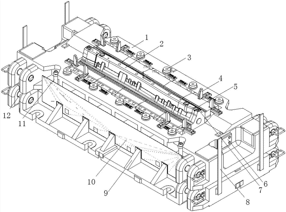 Beam part drawing mold