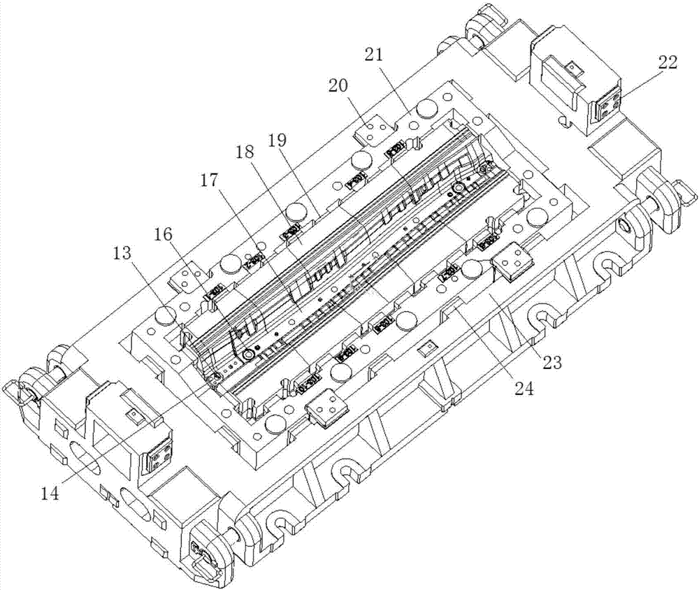 Beam part drawing mold