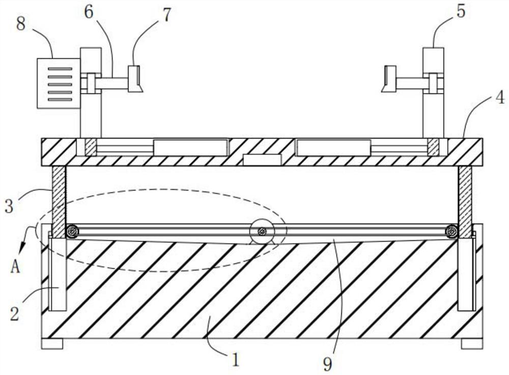 Board overturning device for circuit board production