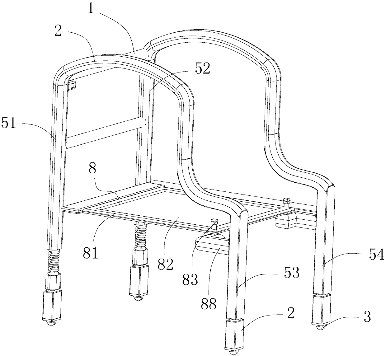 Orthopedic postoperative nursing device