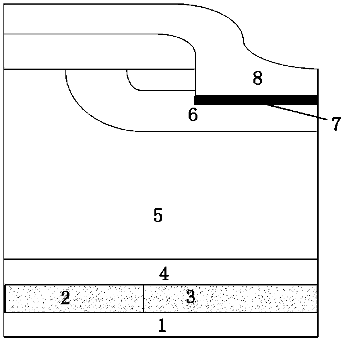 Reverse-conducting type insulated gate bipolar transistor structure and manufacturing method thereof