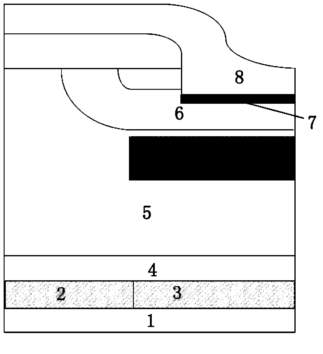 Reverse-conducting type insulated gate bipolar transistor structure and manufacturing method thereof