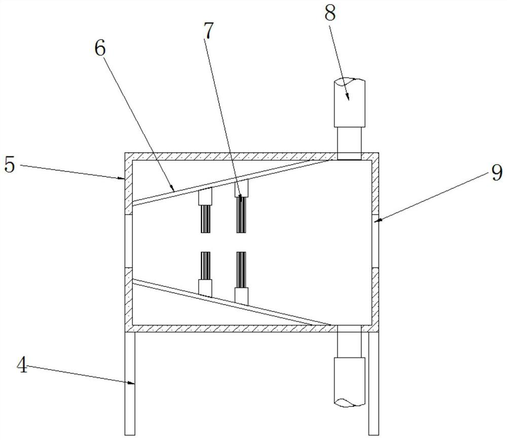 Board surface dust cleaning device for furniture production