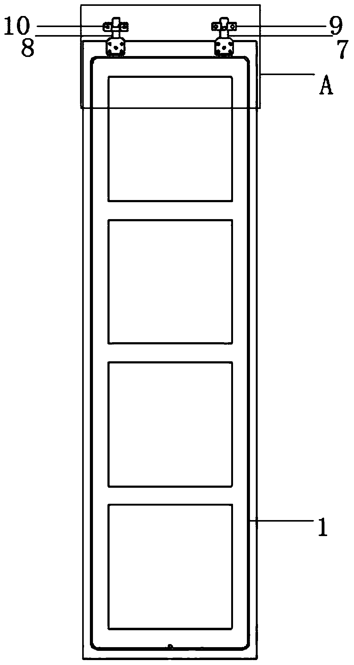 A combined sheet laser amplifier window assembly