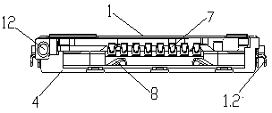 Mobile phone card holder capable of identifying three cards simultaneously