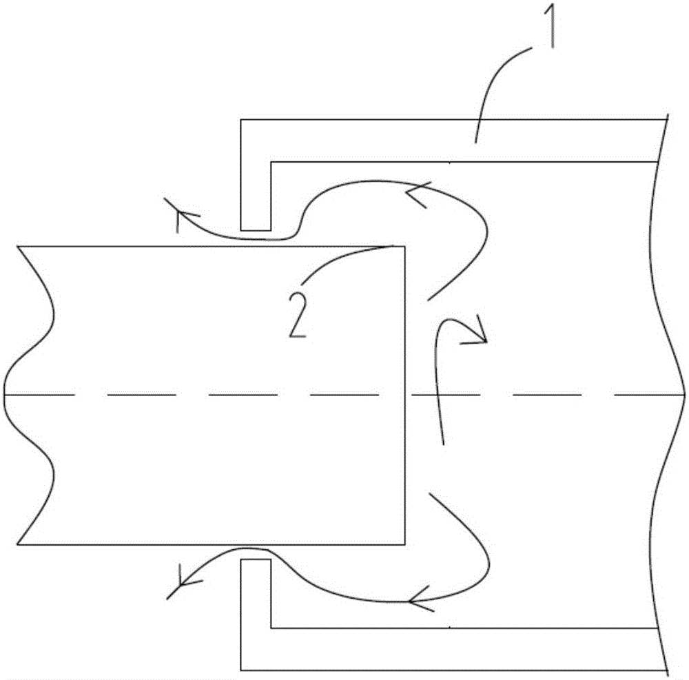 A sealing mechanism against gas exchange