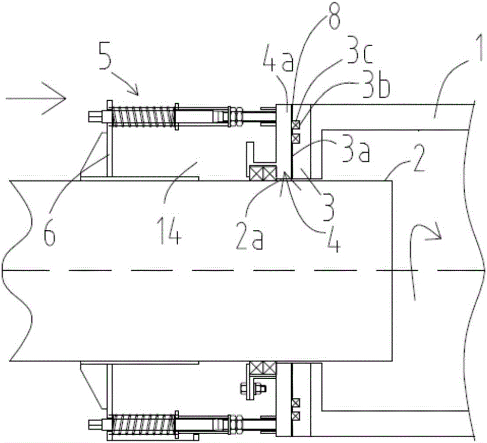 A sealing mechanism against gas exchange