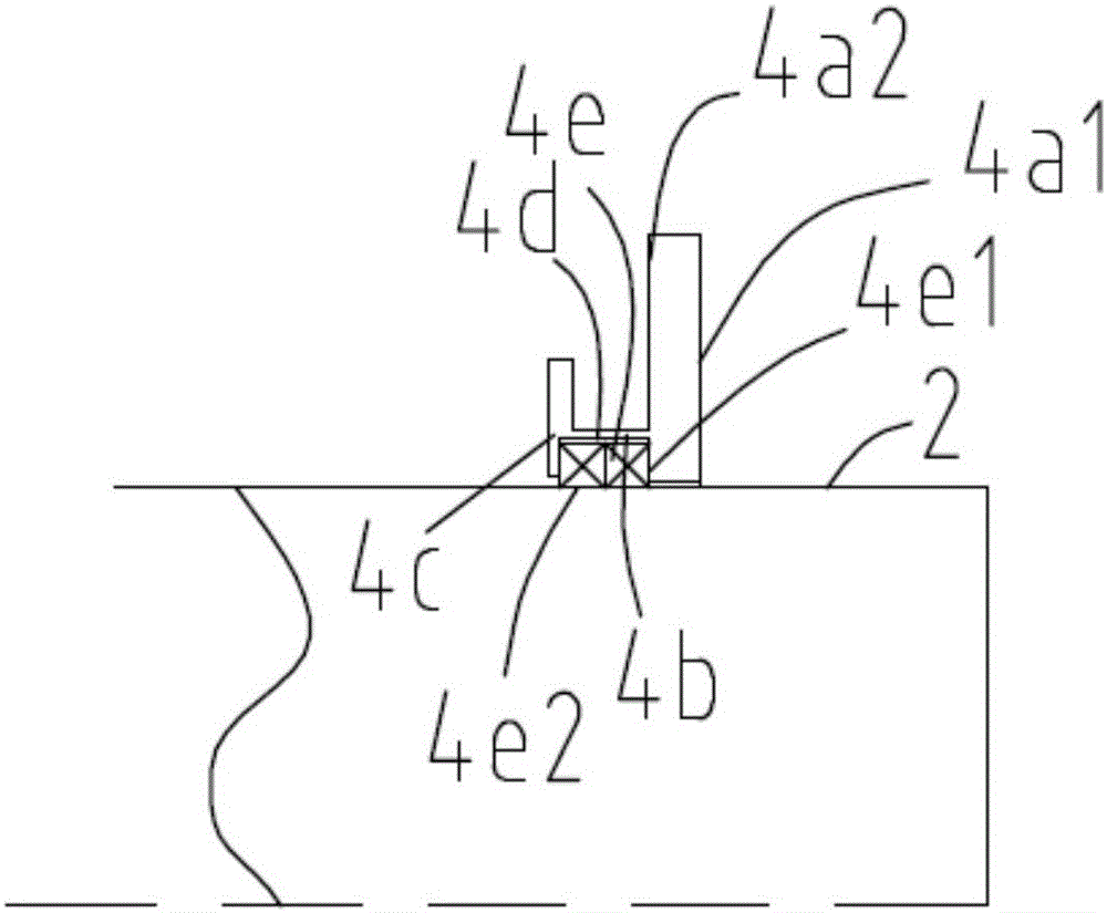 A sealing mechanism against gas exchange