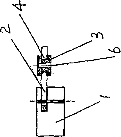 Method for manufacturing enameled rectangular copper wire for wind driven generator by die method and device thereof