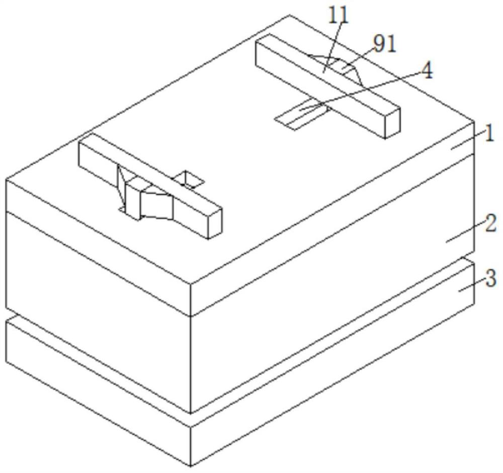 Power battery pack transportation clamping device