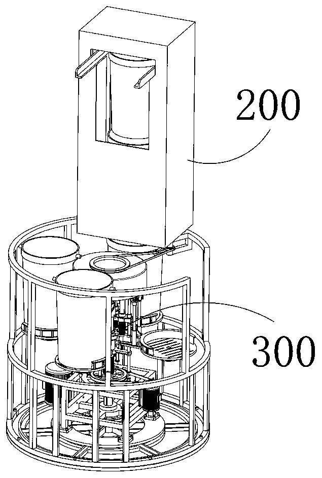 Wet garbage centralized collecting and disposing system