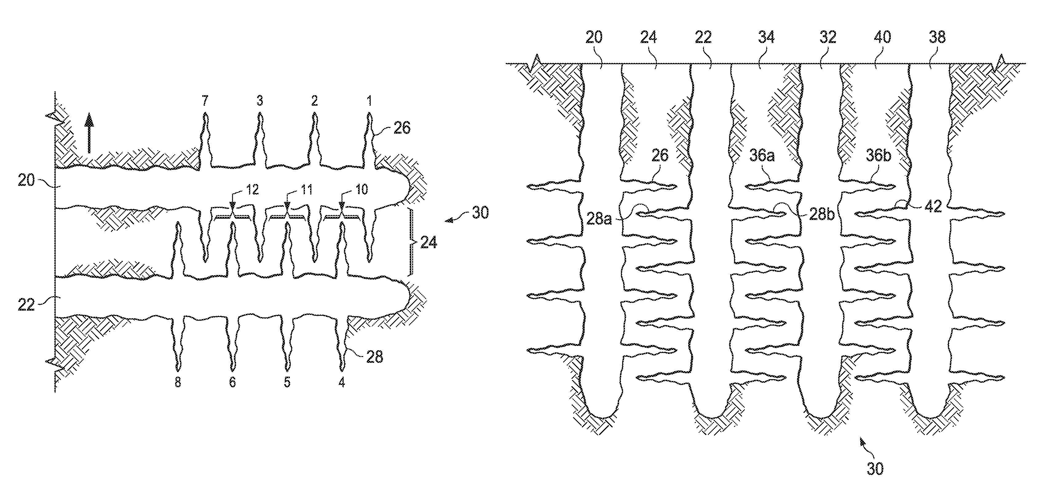 Methods and devices for hydraulic fracturing design and optimization: a modification to zipper frac