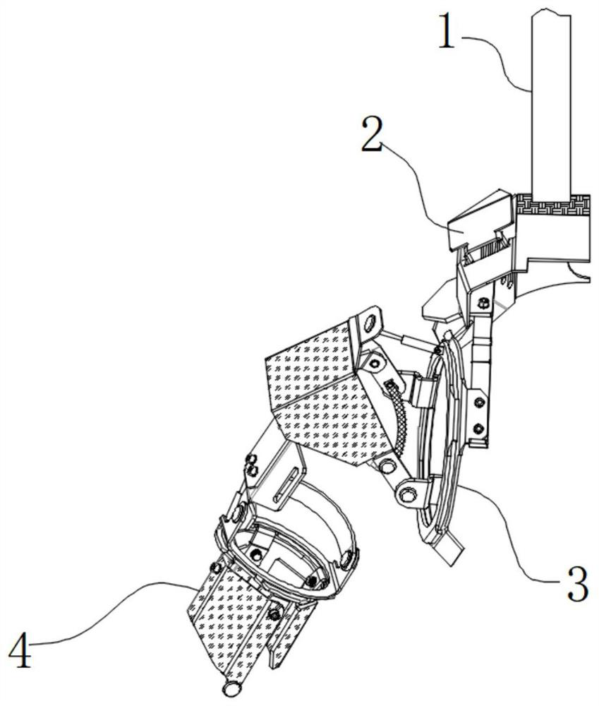 Upper limb multi-joint linkage rehabilitation therapeutic apparatus