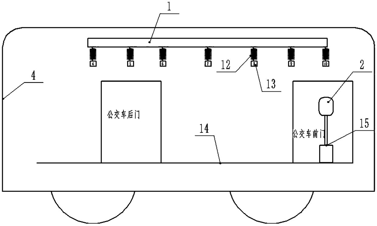 Full-automatic intelligent bus card swiping method