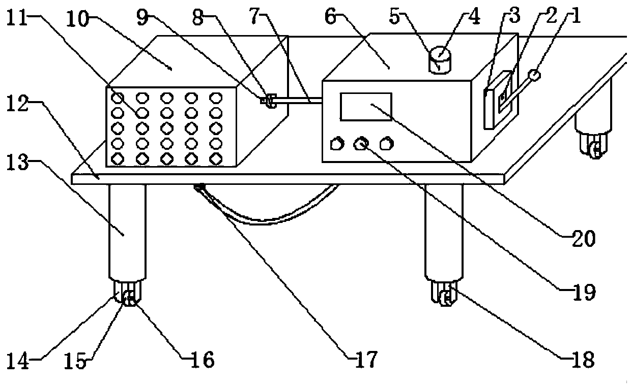 Intelligent monitoring device applied to cloud battery system