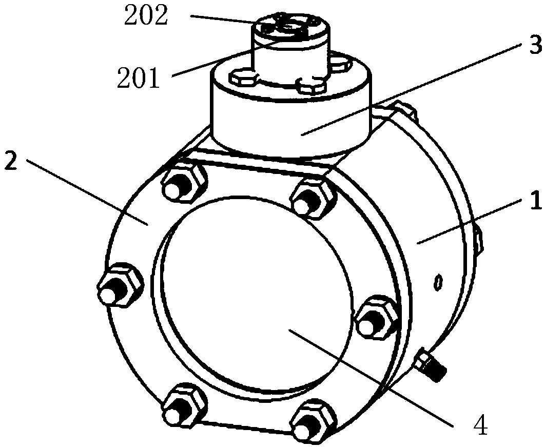 A Constant Volume Projectile Used in Diesel Spray and Combustion Visualization Test