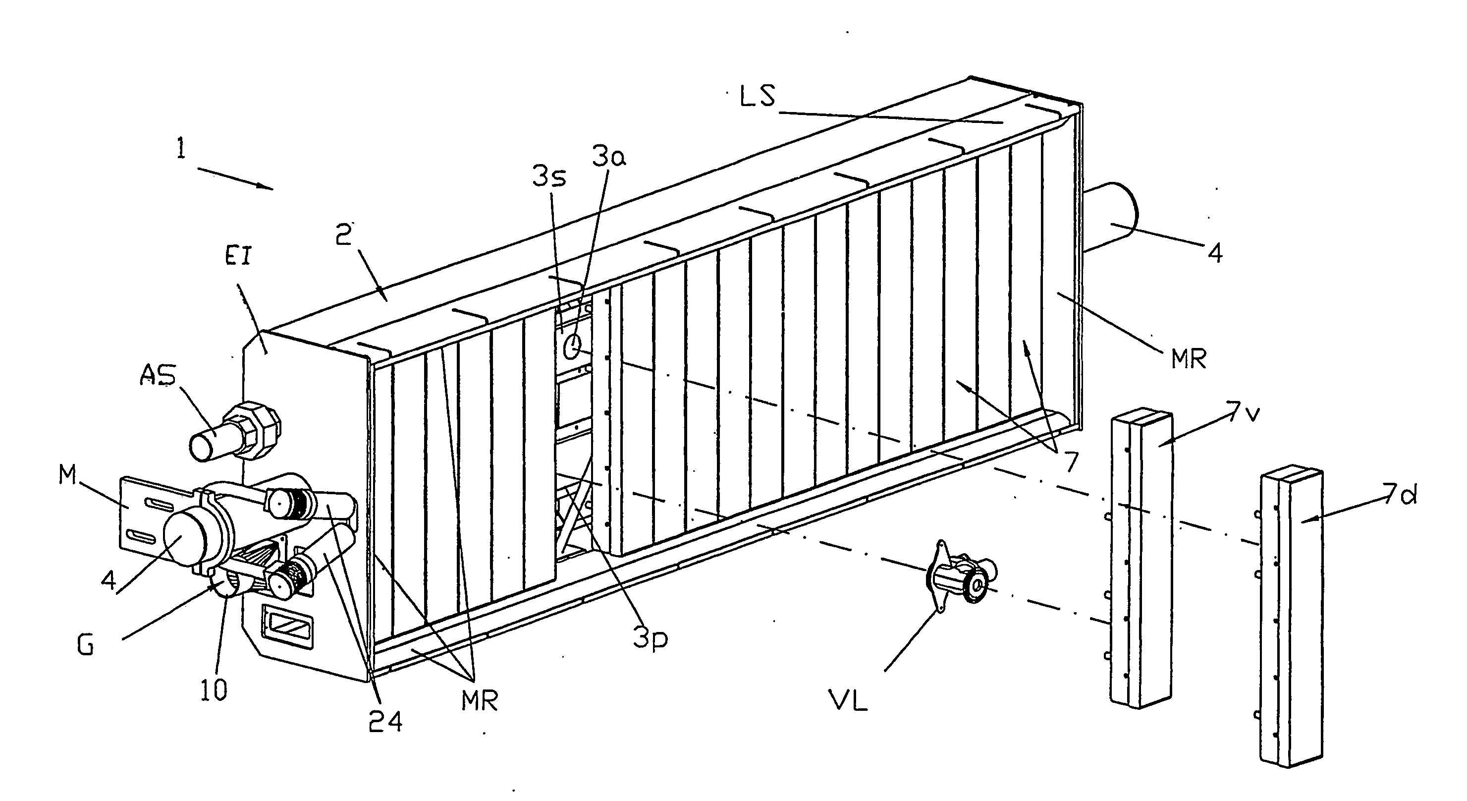 Modular infrared irradiation apparatus and its corresponding monitoring devices