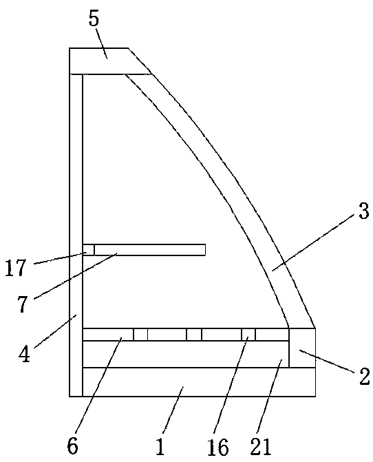 Cooked food heating device for catering industry