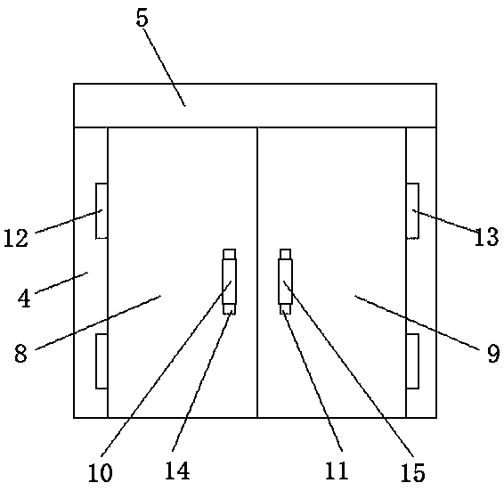 Cooked food heating device for catering industry