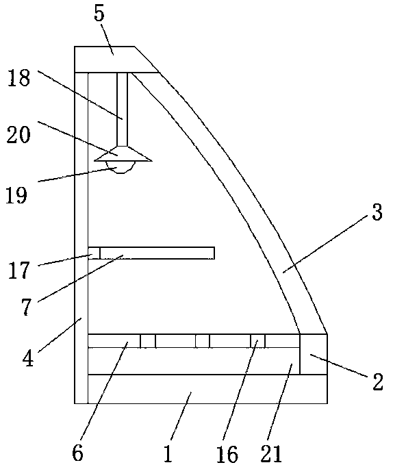 Cooked food heating device for catering industry