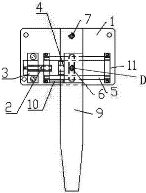 Auxiliary pressure welding tooling for shielding net conduction joint of shielding line