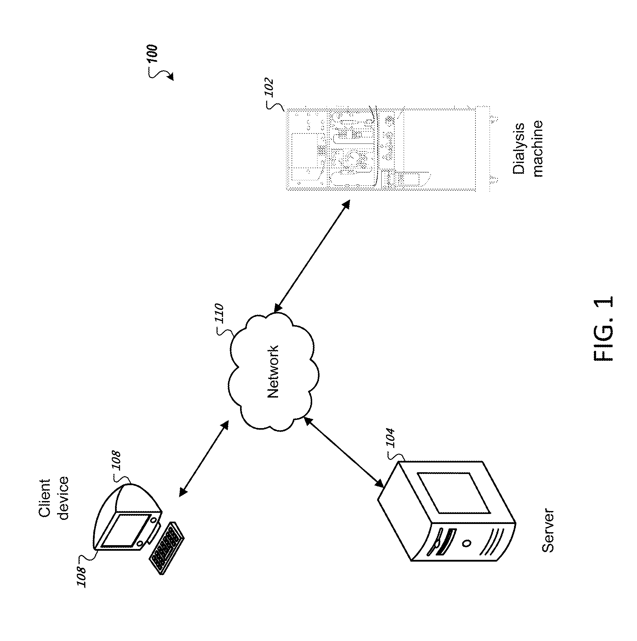 Remote control of dialysis machines