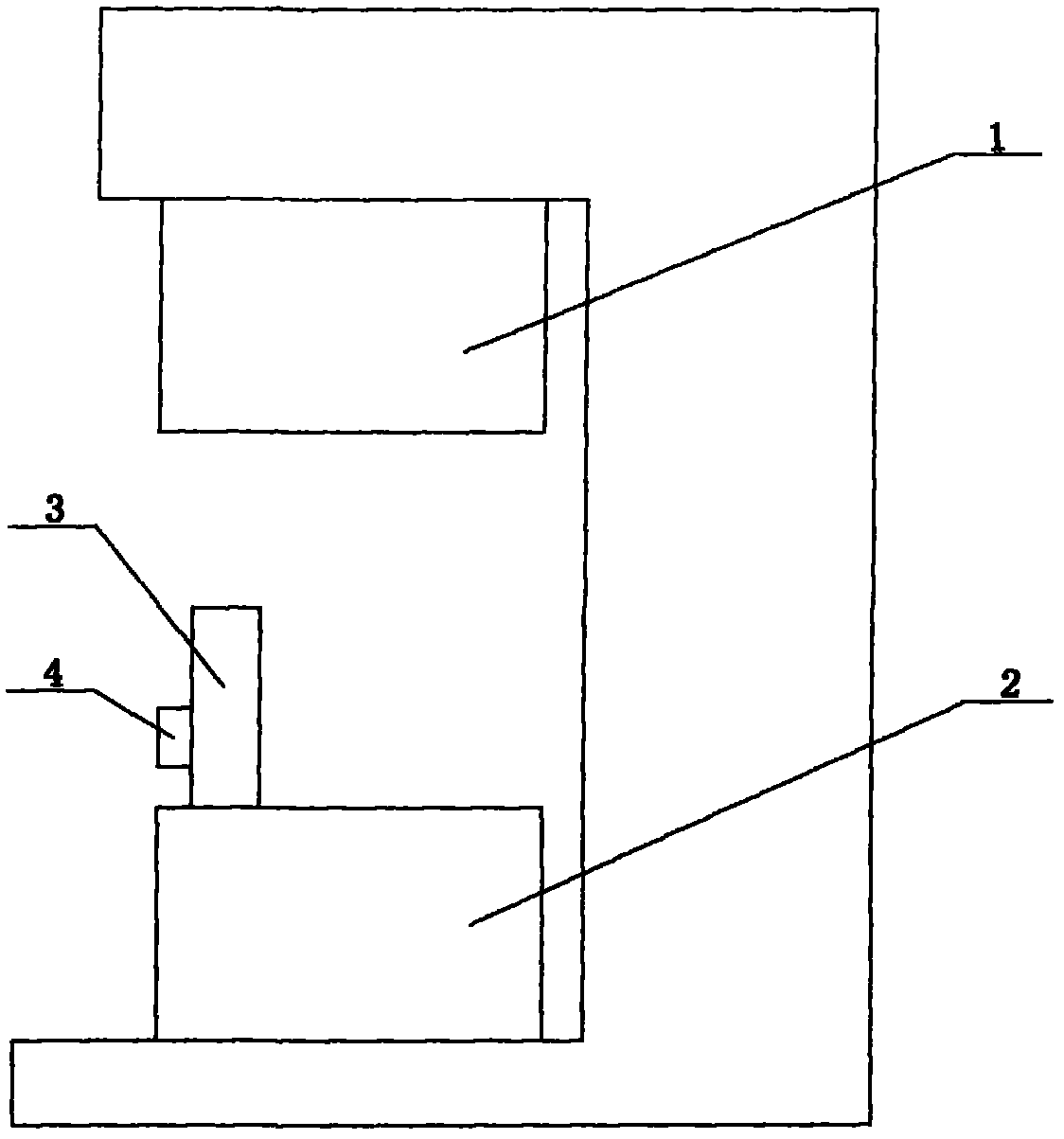 Bitch chain failure protective shutdown device for manipulator of braiding machine