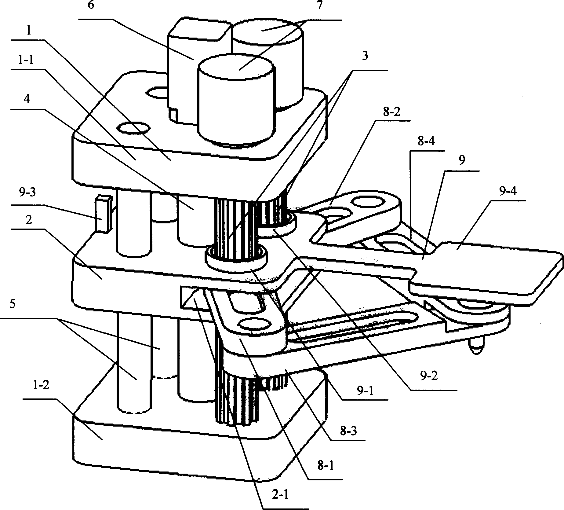 Three freedom serial-parallel mixed robot driven by ball spline