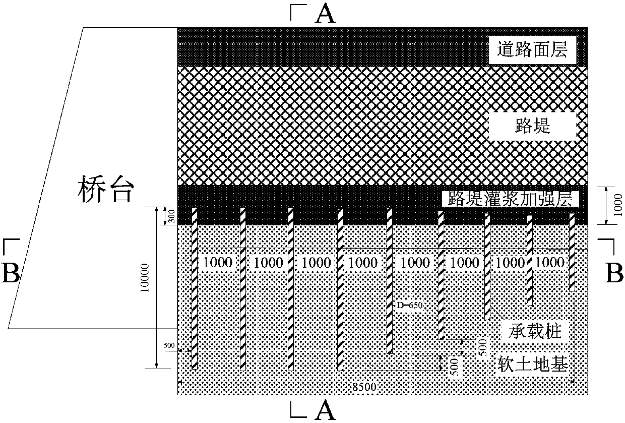 Structure and method for handling vehicle jumping at the bridgehead of operating highways based on coordinated control of structural deformation