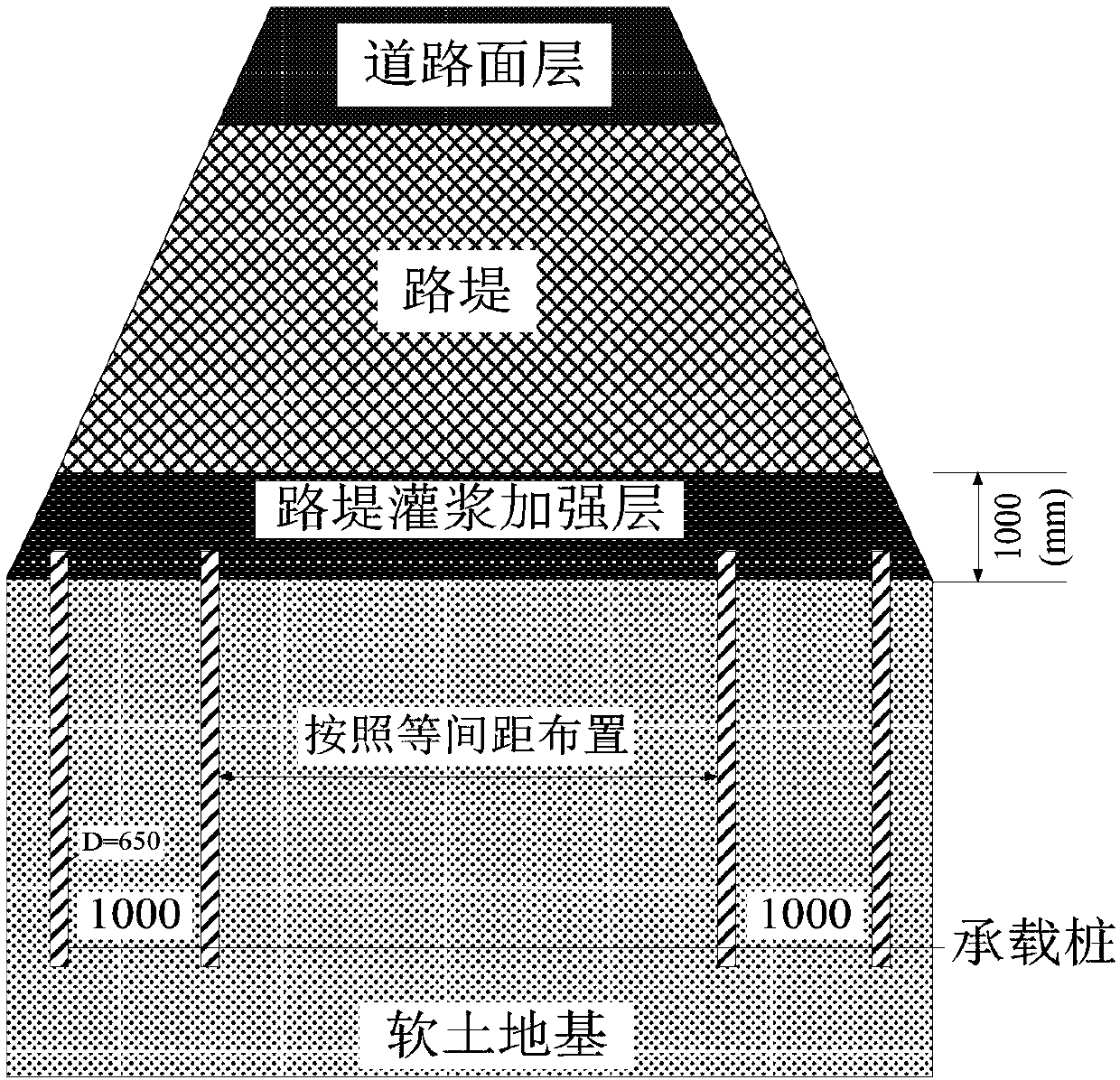 Structure and method for handling vehicle jumping at the bridgehead of operating highways based on coordinated control of structural deformation