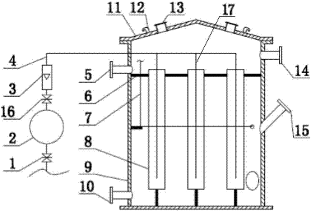 A kind of gas-filled stirring cyanidation leaching gold extraction tank and its application