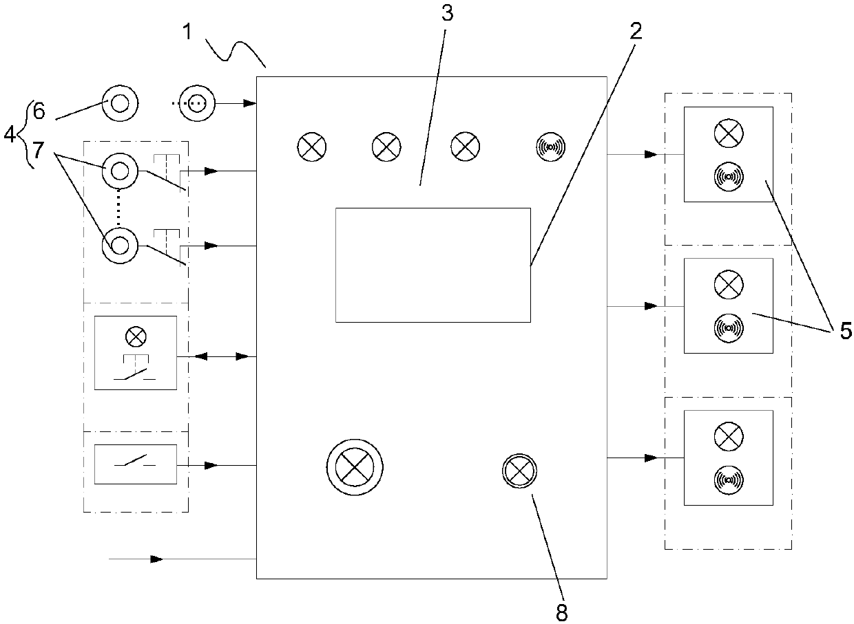 Ship engine room on-duty monitoring alarm system and alarm method