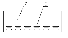 Scale type LED (light emitting diode) lamp panel