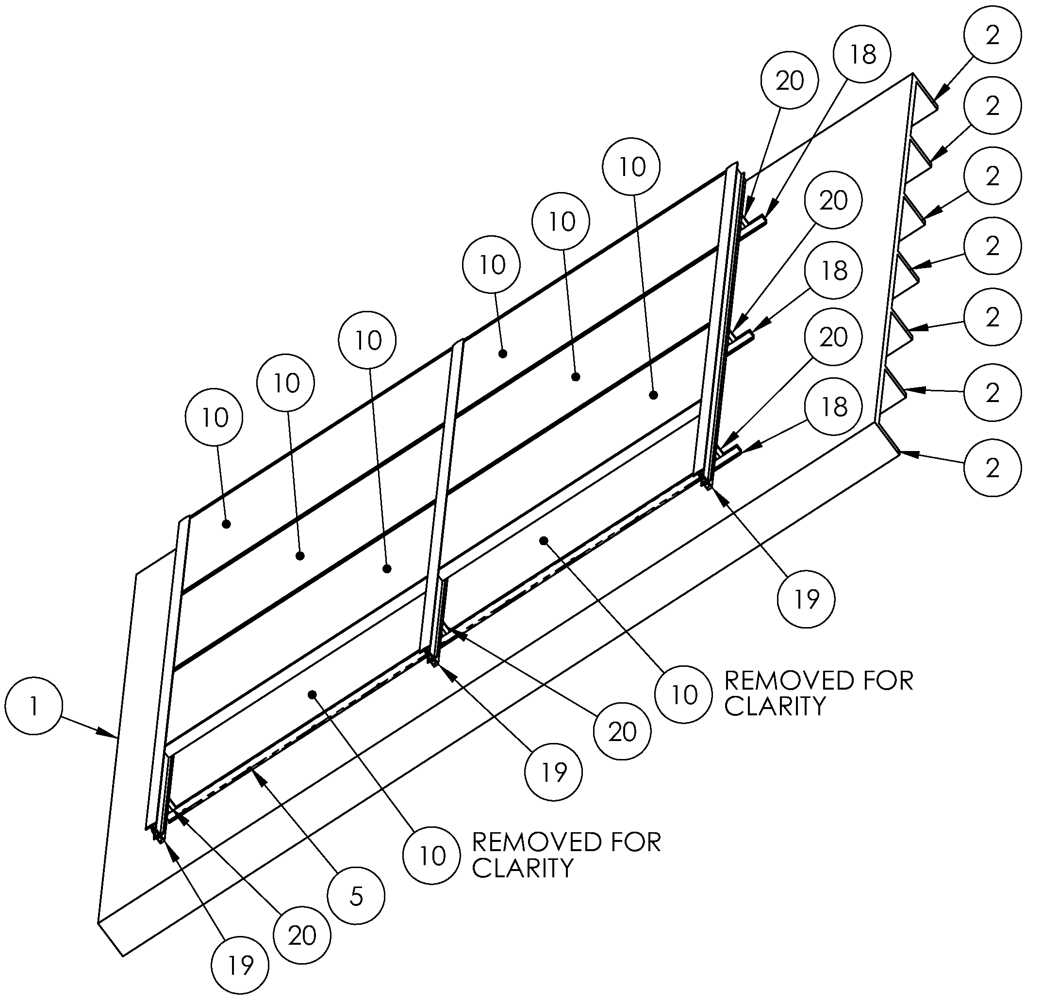 Photovoltaic mounting system with locking connectors, adjustable rail height and hinge lock
