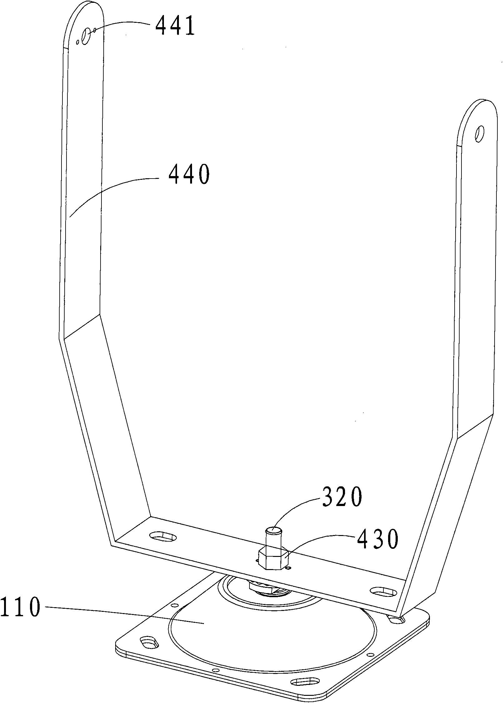 Shock absorber and lamp using same