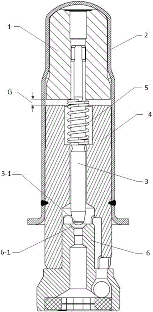 Electromagnetic valve and air gap control method of electromagnetic valve