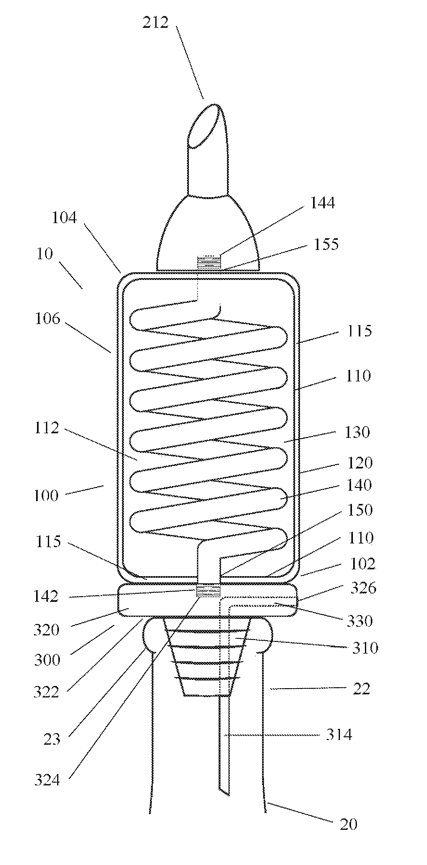 Liquid cooling and dispensing device