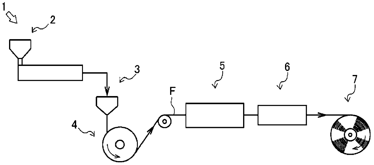 Longitudinal drawing device