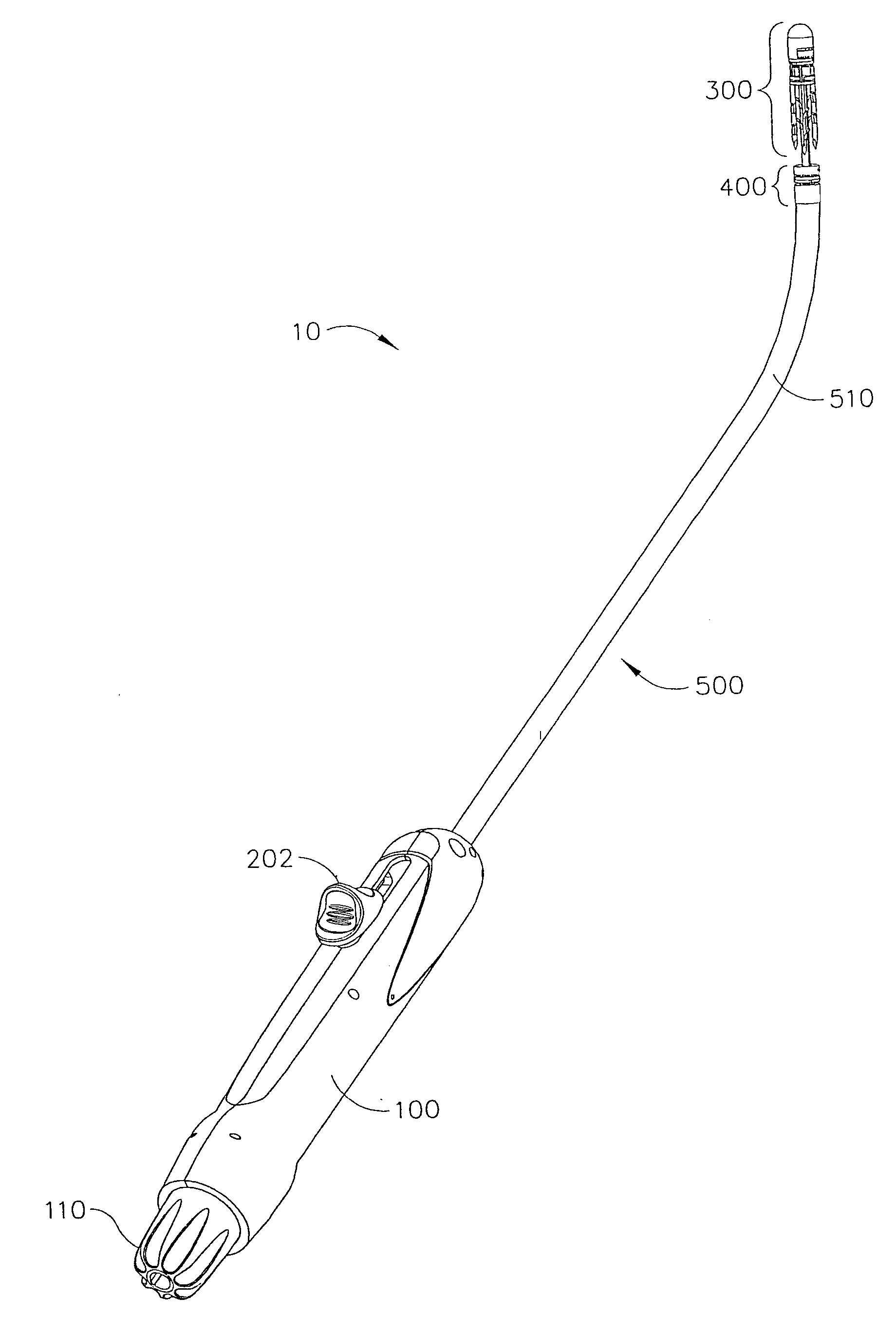 Method and instrument for effecting anastomosis of respective tissues defining two body lumens